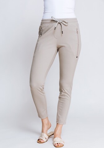 Zhrill Slimfit Hose in Beige: predná strana