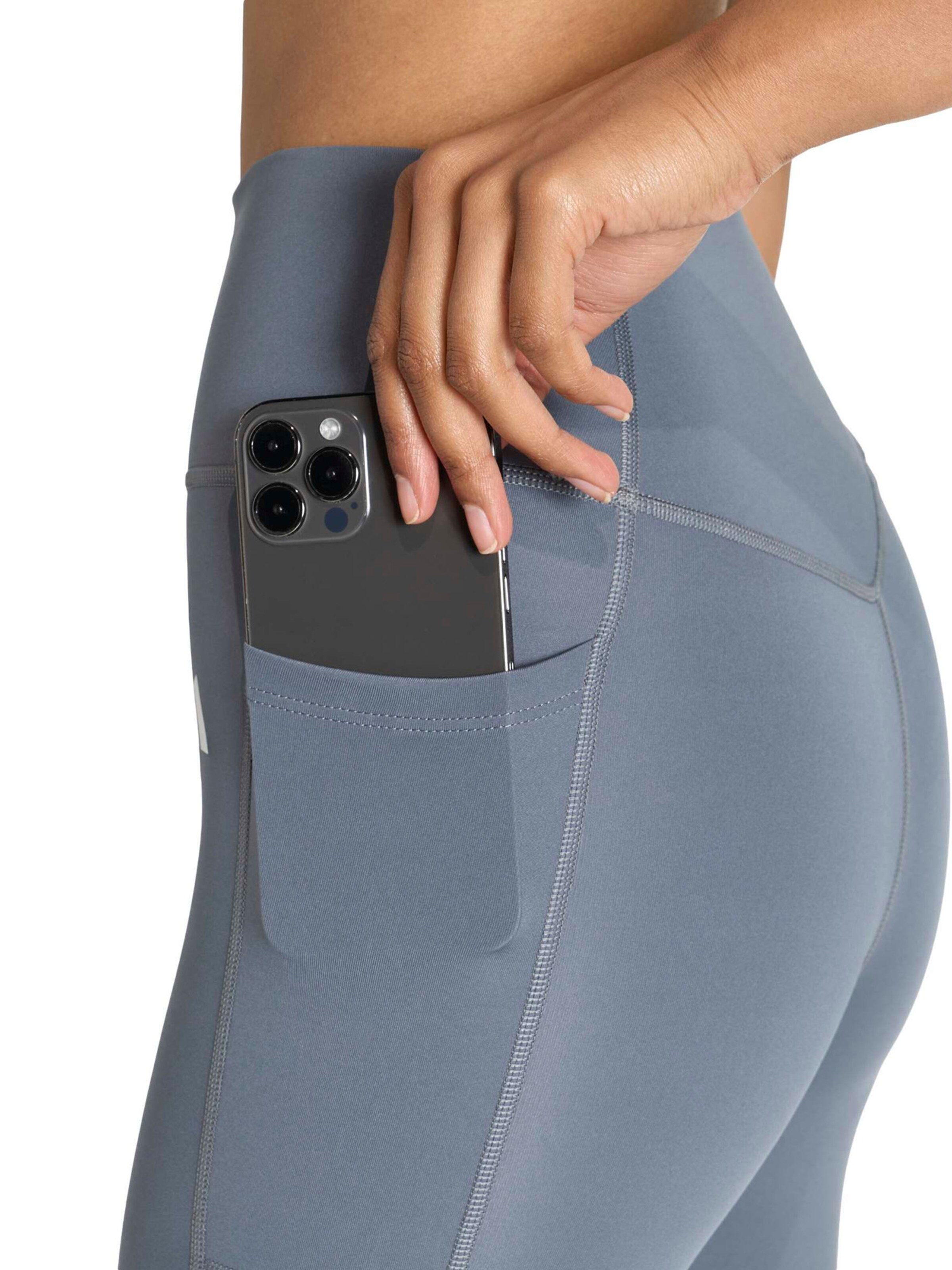 ADIDAS PERFORMANCE Skinny Παντελόνι φόρμας 'Optime Power Essentials' σε μπλε