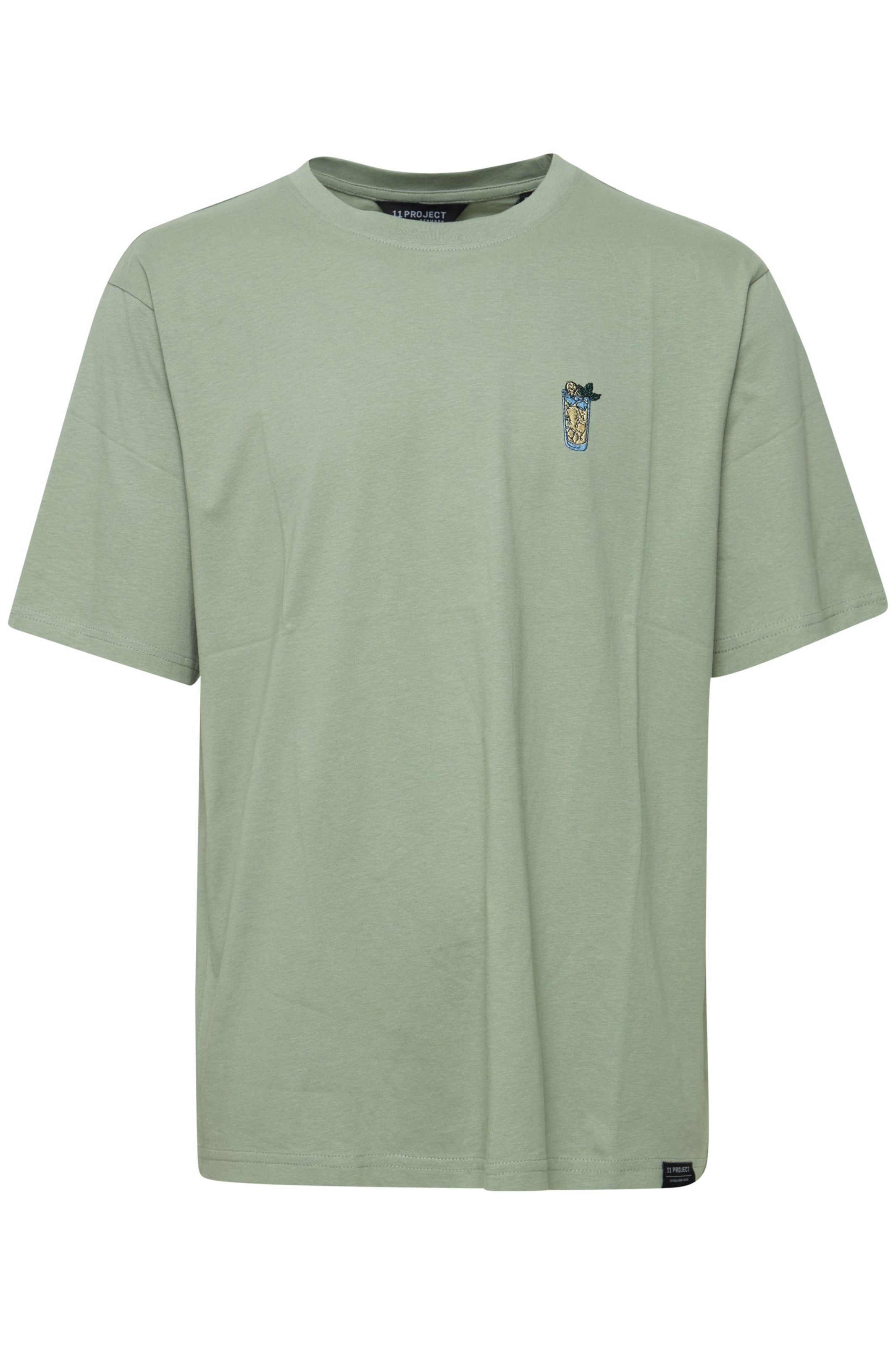 T-Shirt 'Just' 11 Project en vert : devant