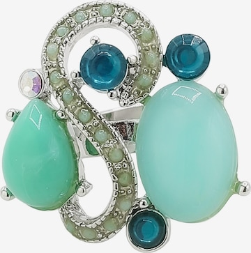 COLLEZIONE ALESSANDRO Ring 'Sissi' in Green: front