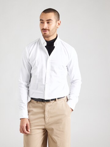 BOSS Regular fit Overhemd 'C-HAL-BD-C1-223' in Wit: voorkant