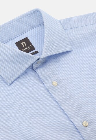 Boggi Milano Regular Fit Hemd in Blau