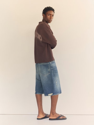 Pull&Bear Normální Džíny – modrá