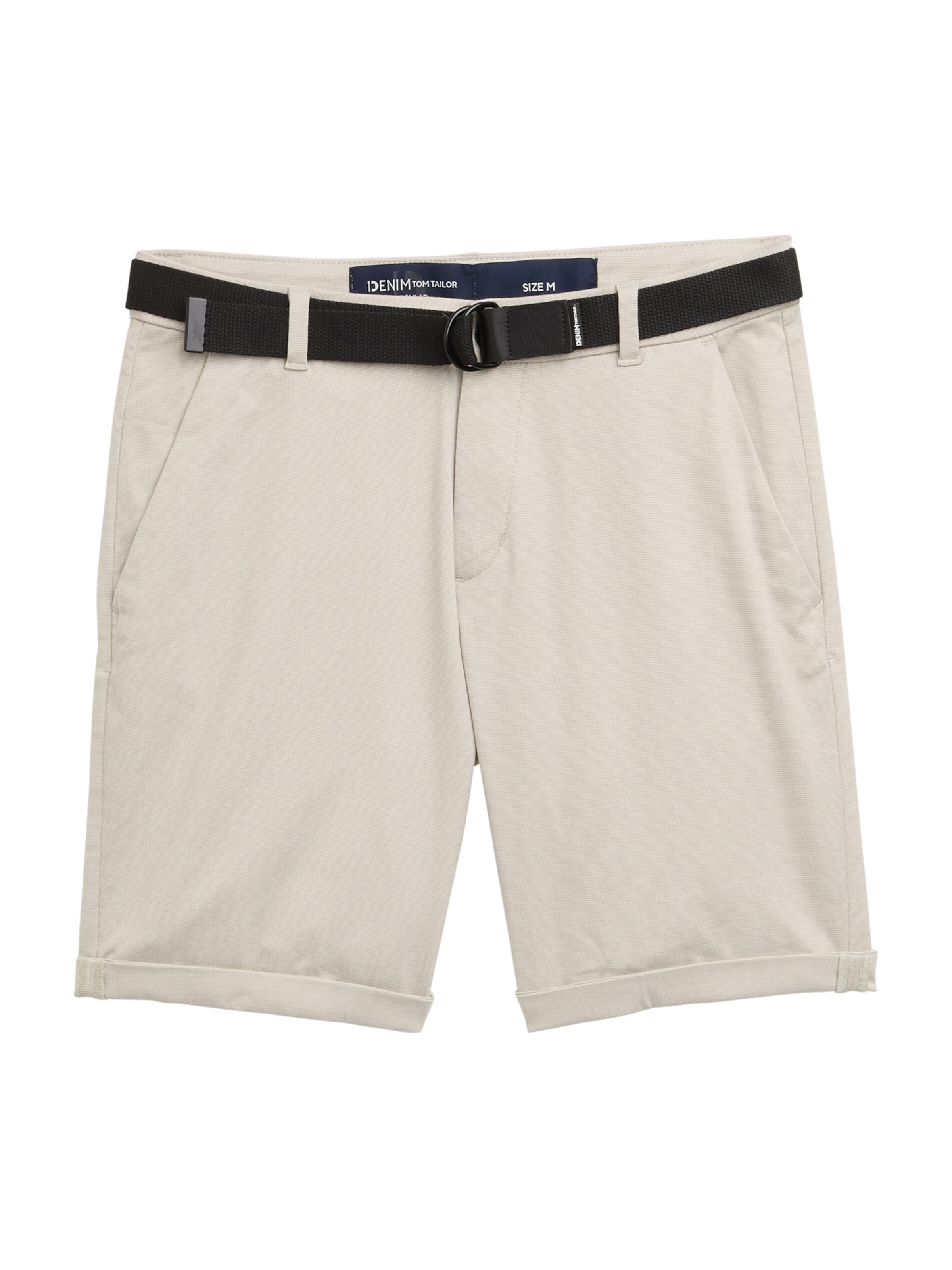 TOM TAILOR DENIM Regular Shorts in Beige: Vorderseite