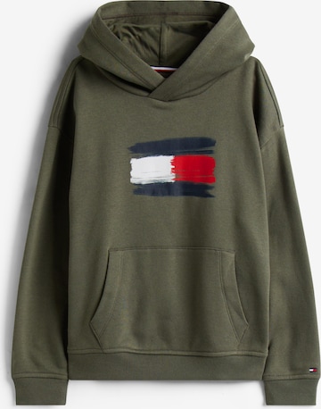TOMMY HILFIGER - Sweatshirt em verde: frente