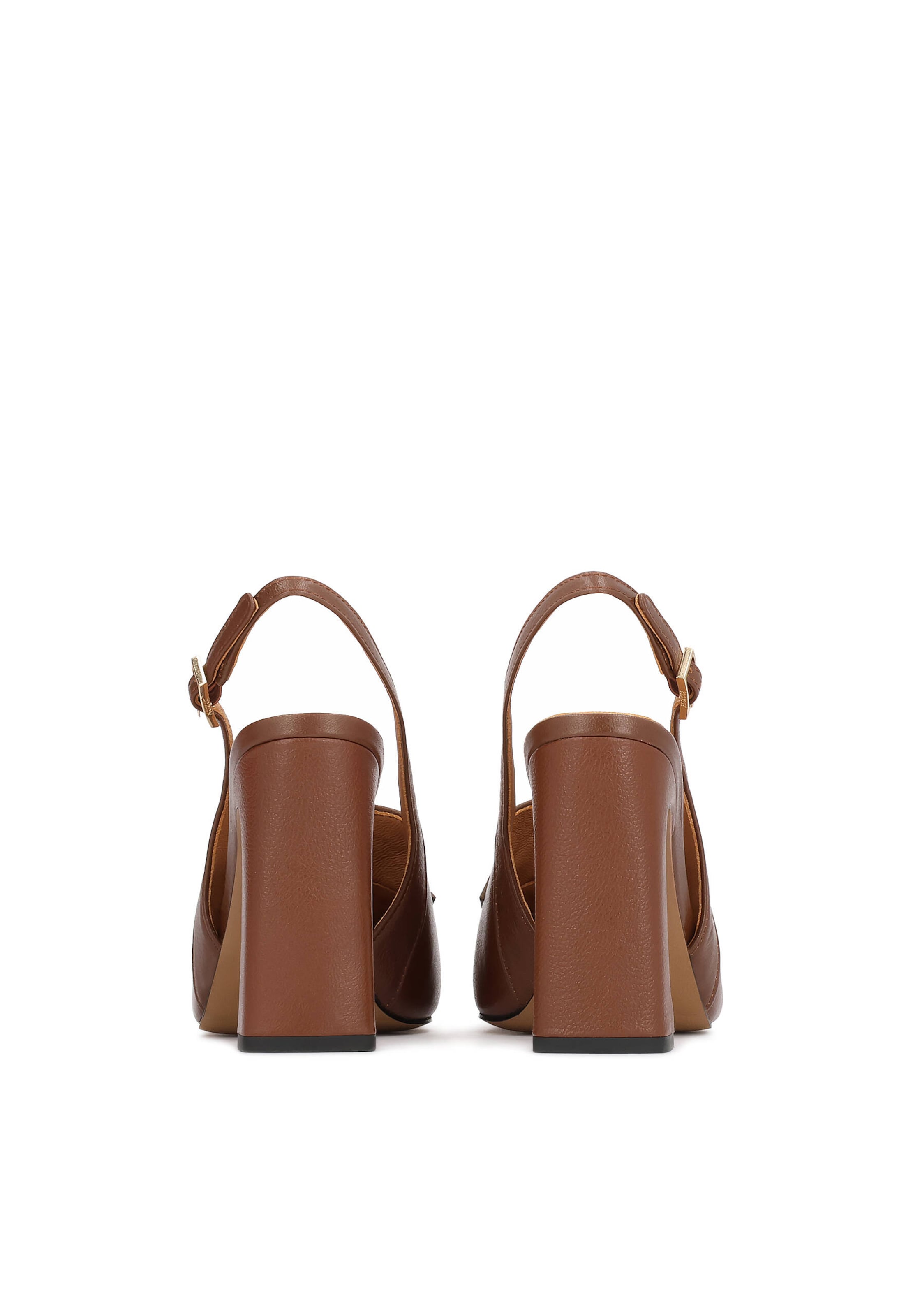 Kazar Slingback Pumps in Brown