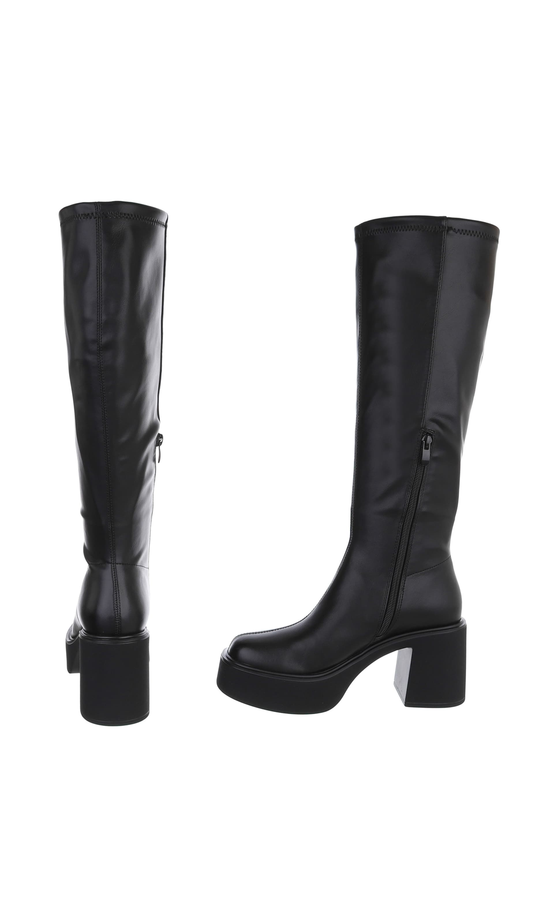 Ital-Design Stiefel in Schwarz