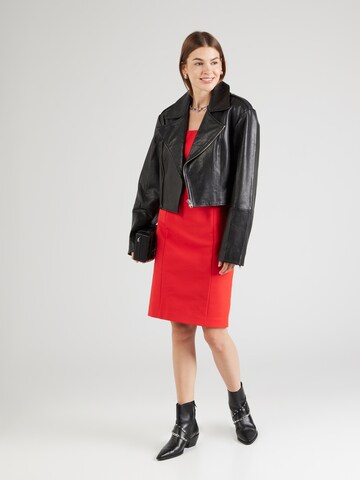 PATRIZIA PEPE - Vestido de tubo en rojo