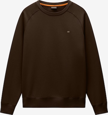 NAPAPIJRI - Sweatshirt 'NEDLES' em castanho: frente