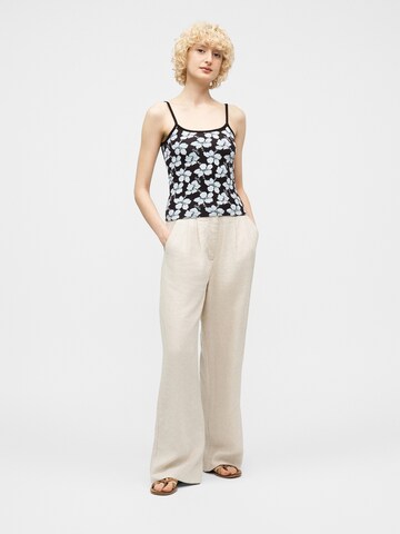 Wide leg Pantaloni con pieghe di Abercrombie & Fitch in grigio