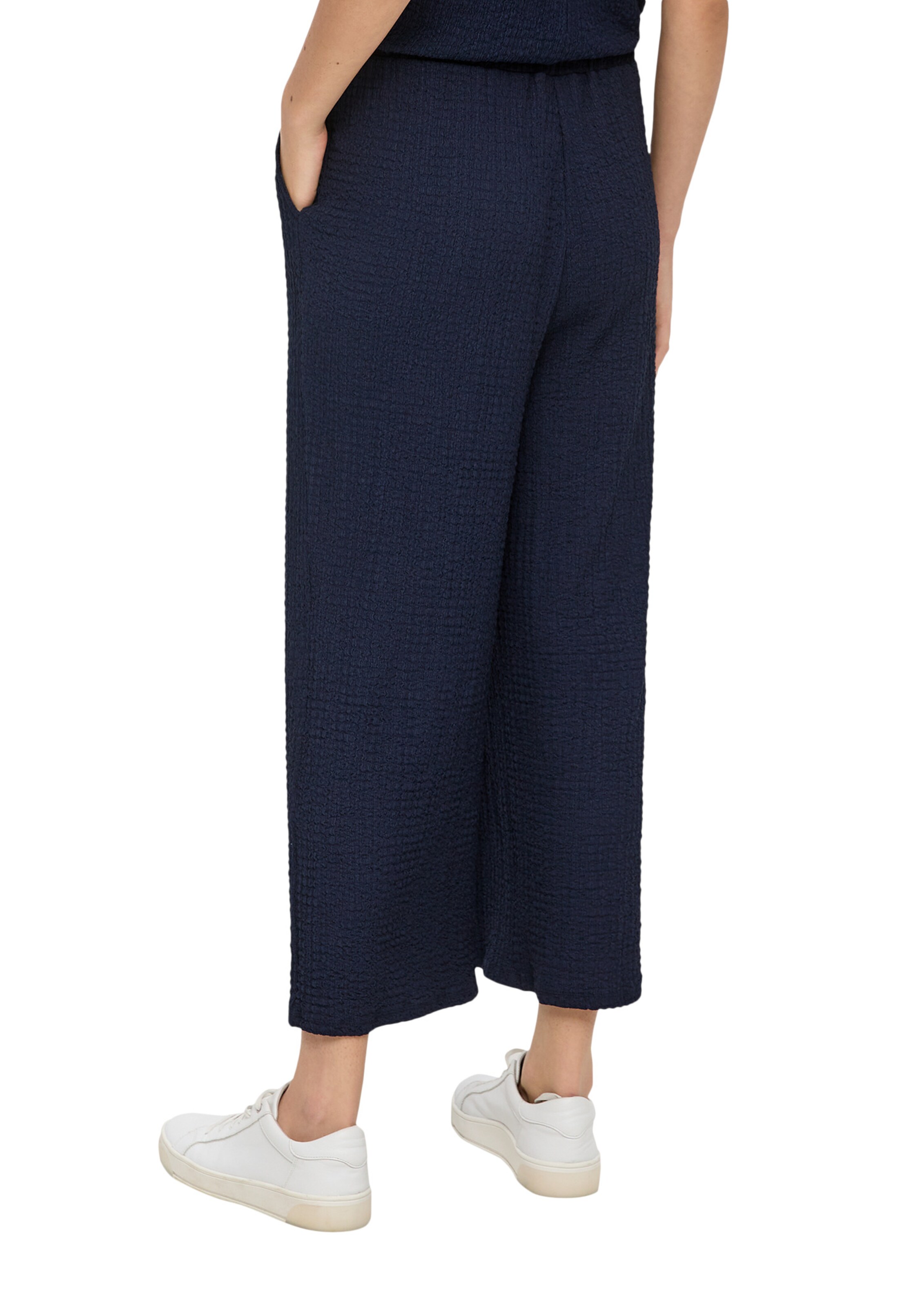 s.Oliver Wide leg Broek in Blauw