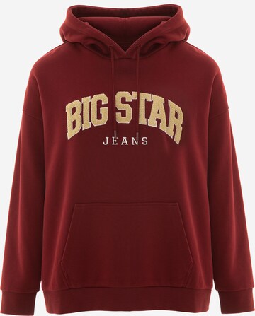 BIG STAR Sweatshirt 'Rubialsa' in Rot: predná strana