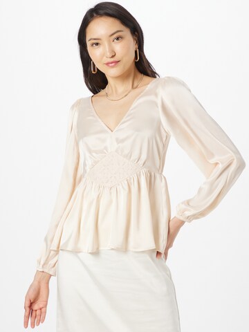 Camicia da donna di Dorothy Perkins in beige: frontale