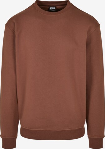 Urban Classics Sweatshirt in Bruin: voorkant