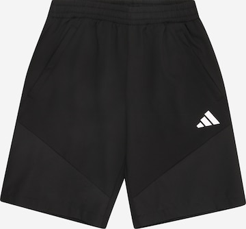 ADIDAS SPORTSWEAR Regular Urheiluhousut 'FAV' värissä musta: etupuoli