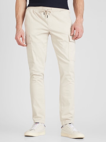 JACK & JONES Regular Cargobroek 'MARCO SANTIAGO' in Beige: voorkant