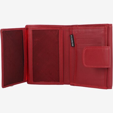 GOLDEN HEAD Wallet 'Polo' in Red