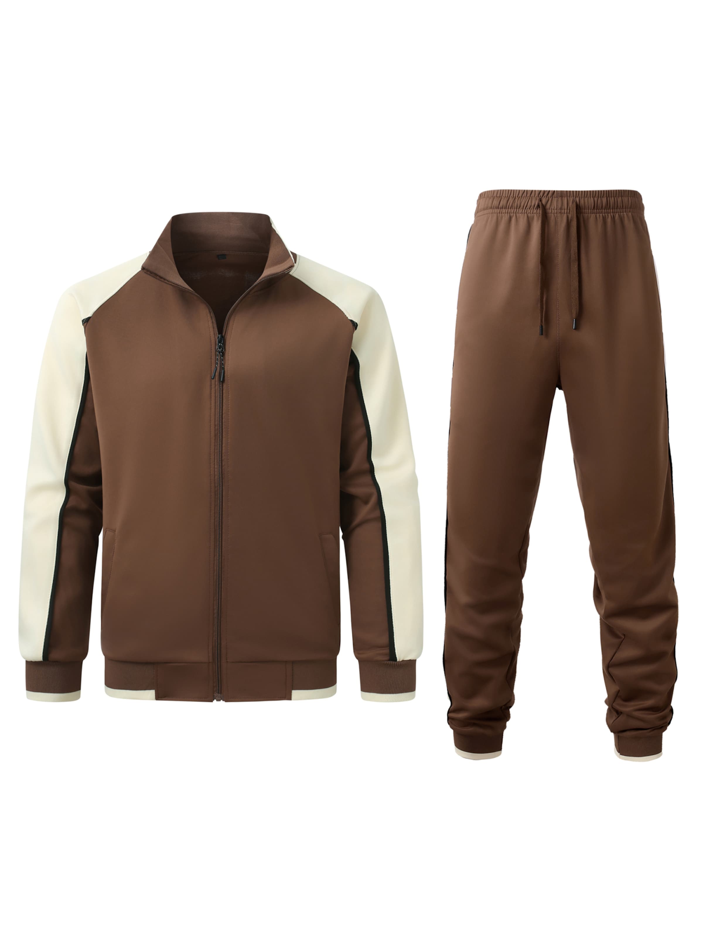 Youthup Sportanzug in braun, Produktansicht