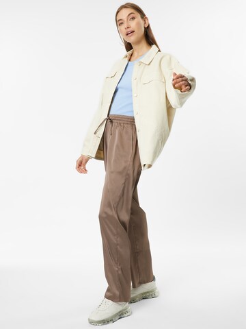 Neo Noir Wide leg Pants 'Kuli' in Brown