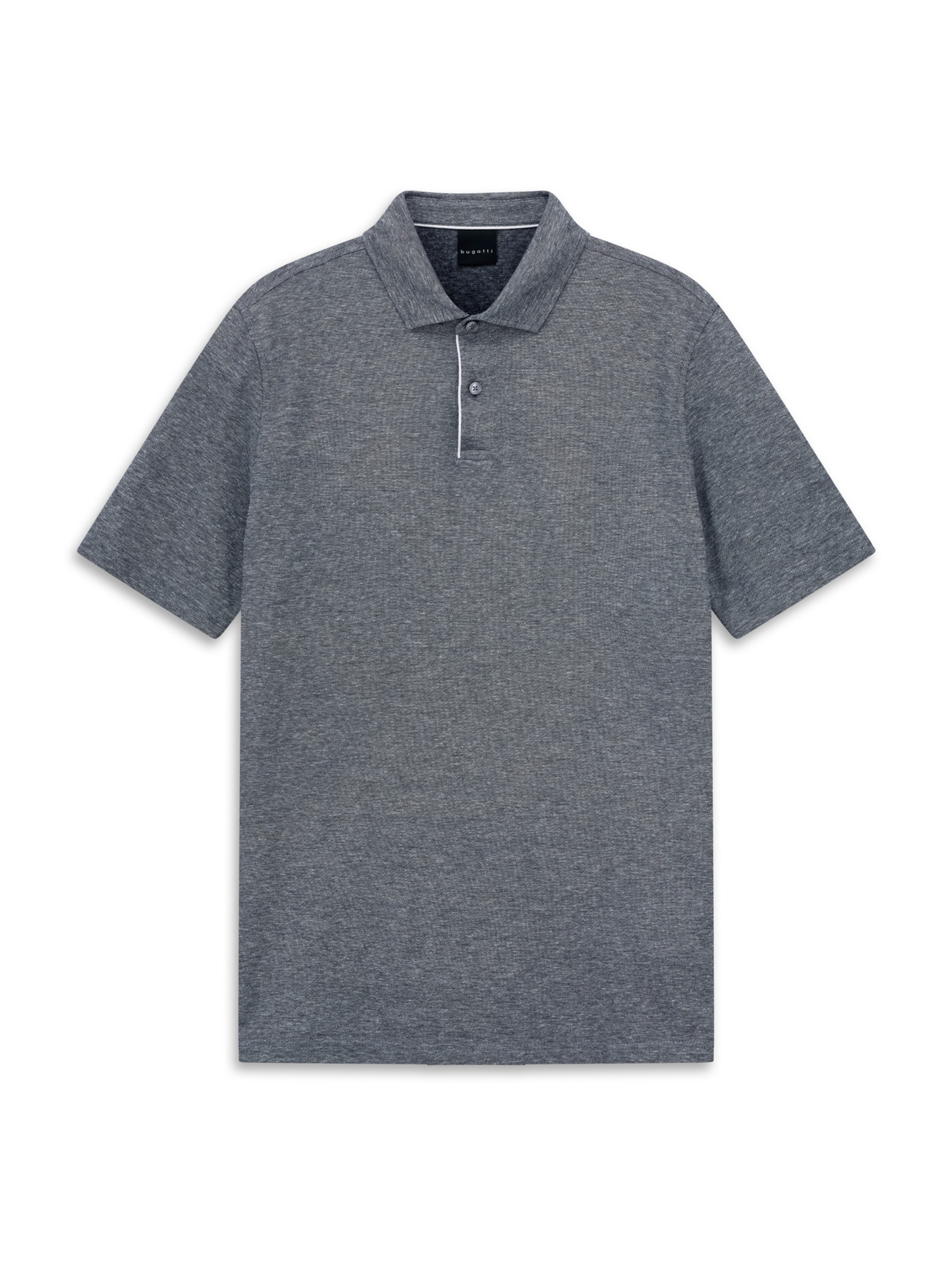 T-Shirt bugatti en bleu : devant