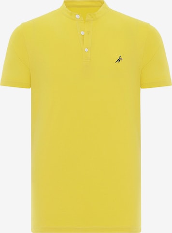 T-Shirt Moxx Paris en jaune : devant