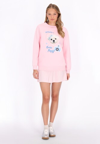 MYMO - Sweatshirt 'Pop' em rosa