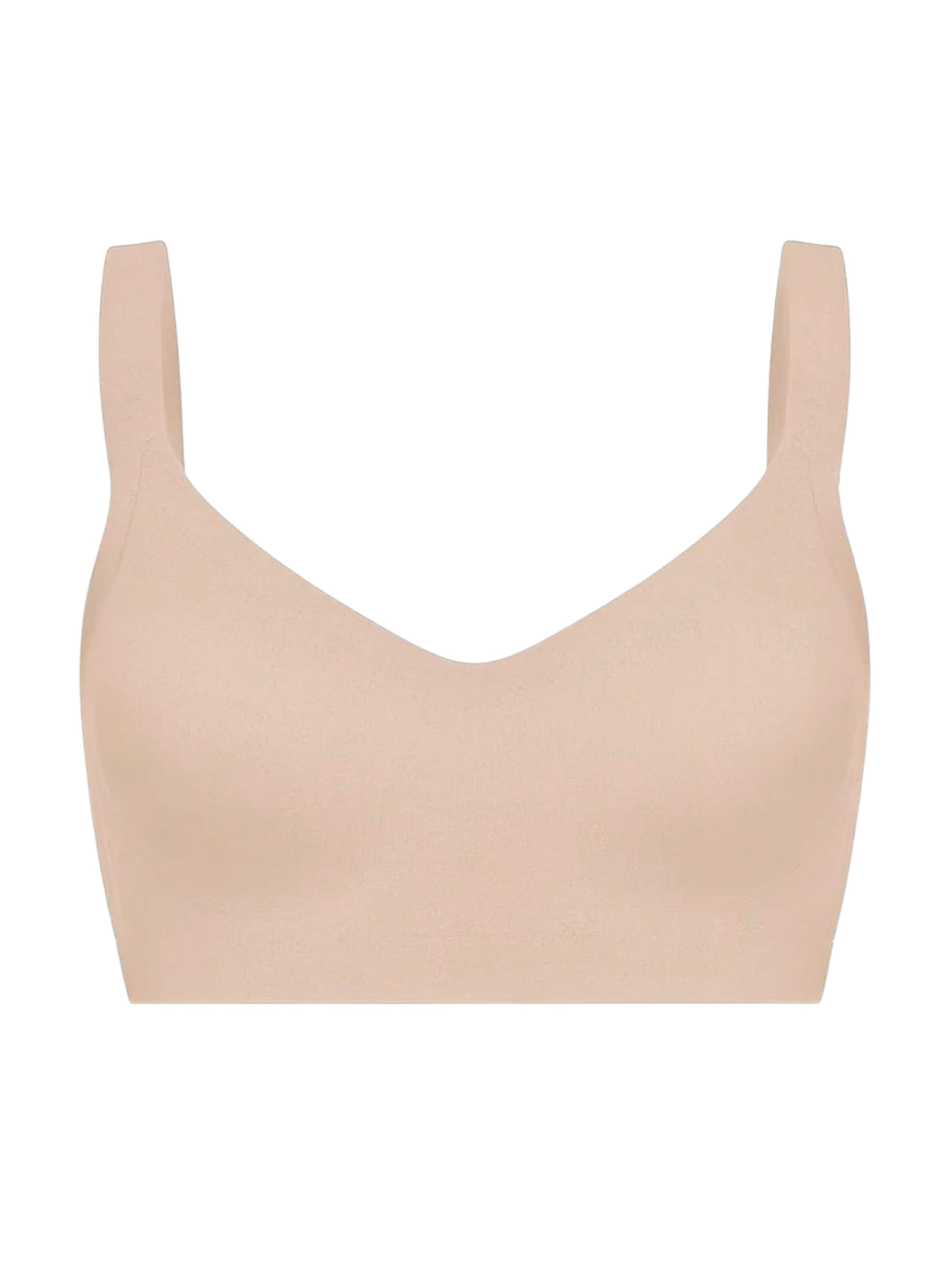 cfab by creamy fabrics Push-up Bra 'Seamless Compact Push-Up BH' in Beige