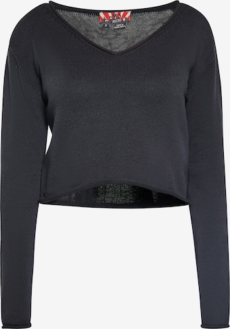 Pull-over myMo ROCKS en noir : devant