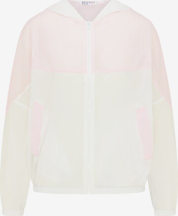 myMo ATHLSR Athletic Jacket in White: front