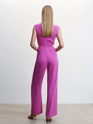 MANGO Jumpsuit 'Holy' in Pink