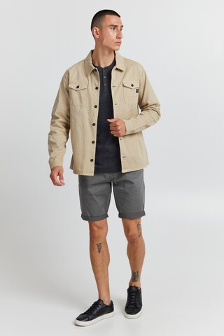 11 Project Regular fit Overhemd 'Johann' in Beige