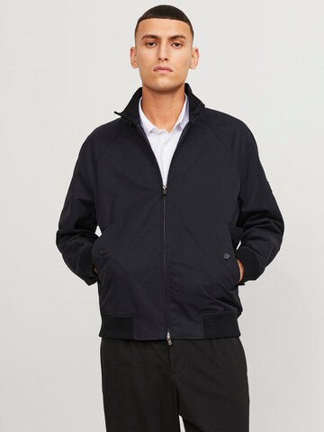 JACK & JONES Between-Season Jacket 'Rudy Harrington' in Black: front