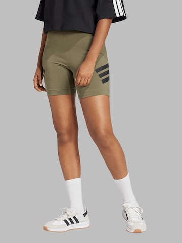 ADIDAS SPORTSWEAR Skinny Sports trousers 'Future Icons' in Green: front