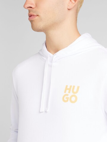 HUGO Sweatshirt 'Dimoni' in Weiß