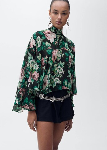 MANGO Blus 'Volare' i svart: framsida