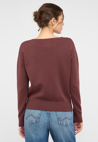 MUSTANG Sweater 'Style Marianna' in Brown