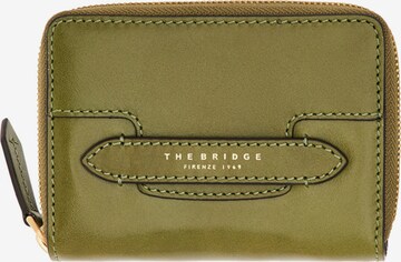 The Bridge Wallet in Green: front