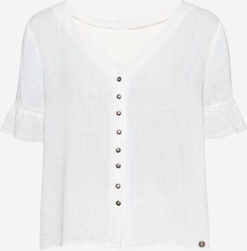 Superdry Blouse in Wit: voorkant