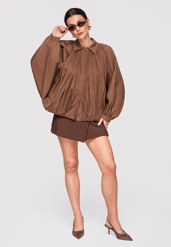 Ombre Blouse in Brown