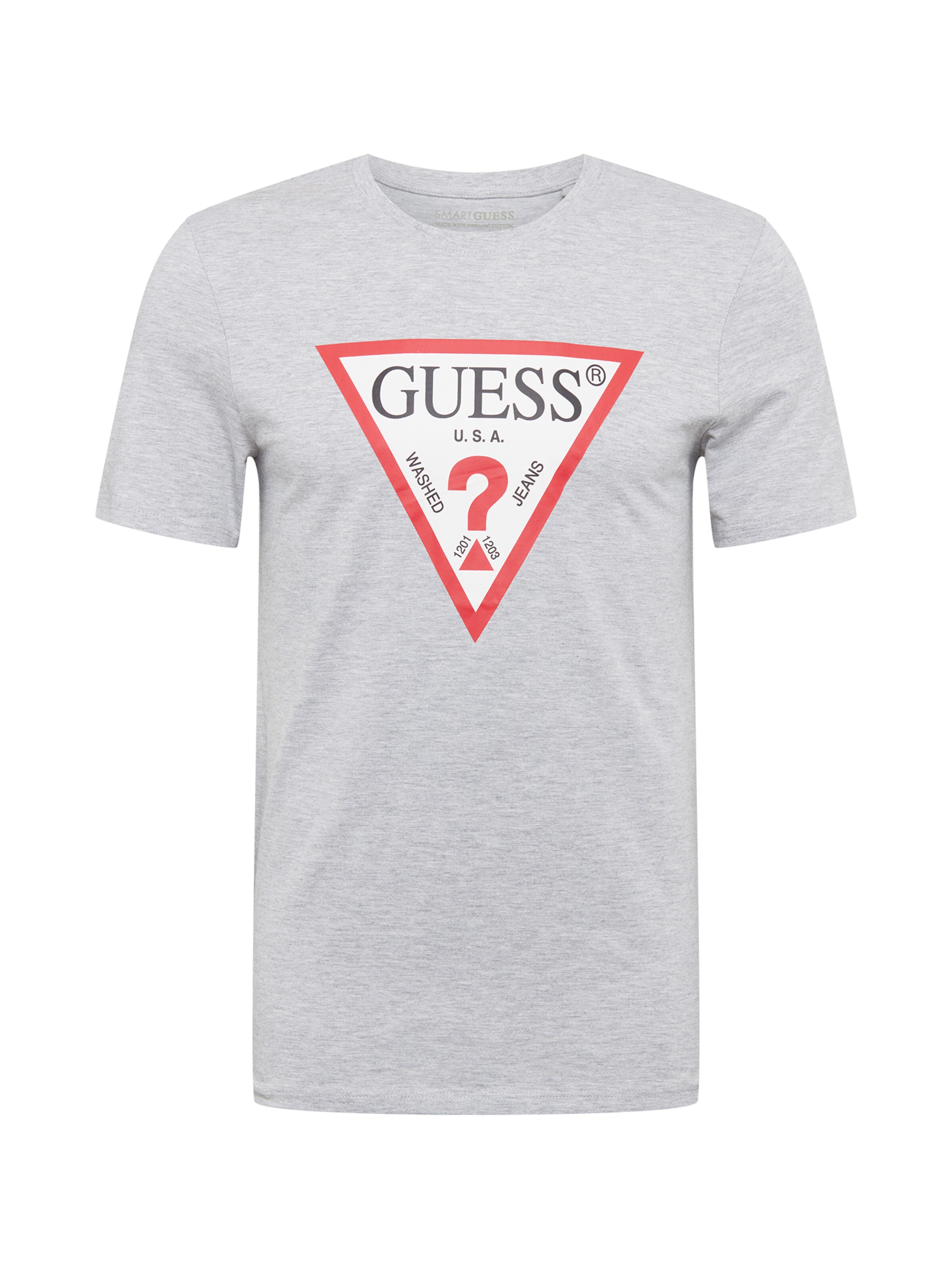 grey guess shirt