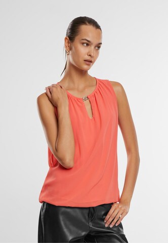 T-shirt Cloud5ive en orange : devant