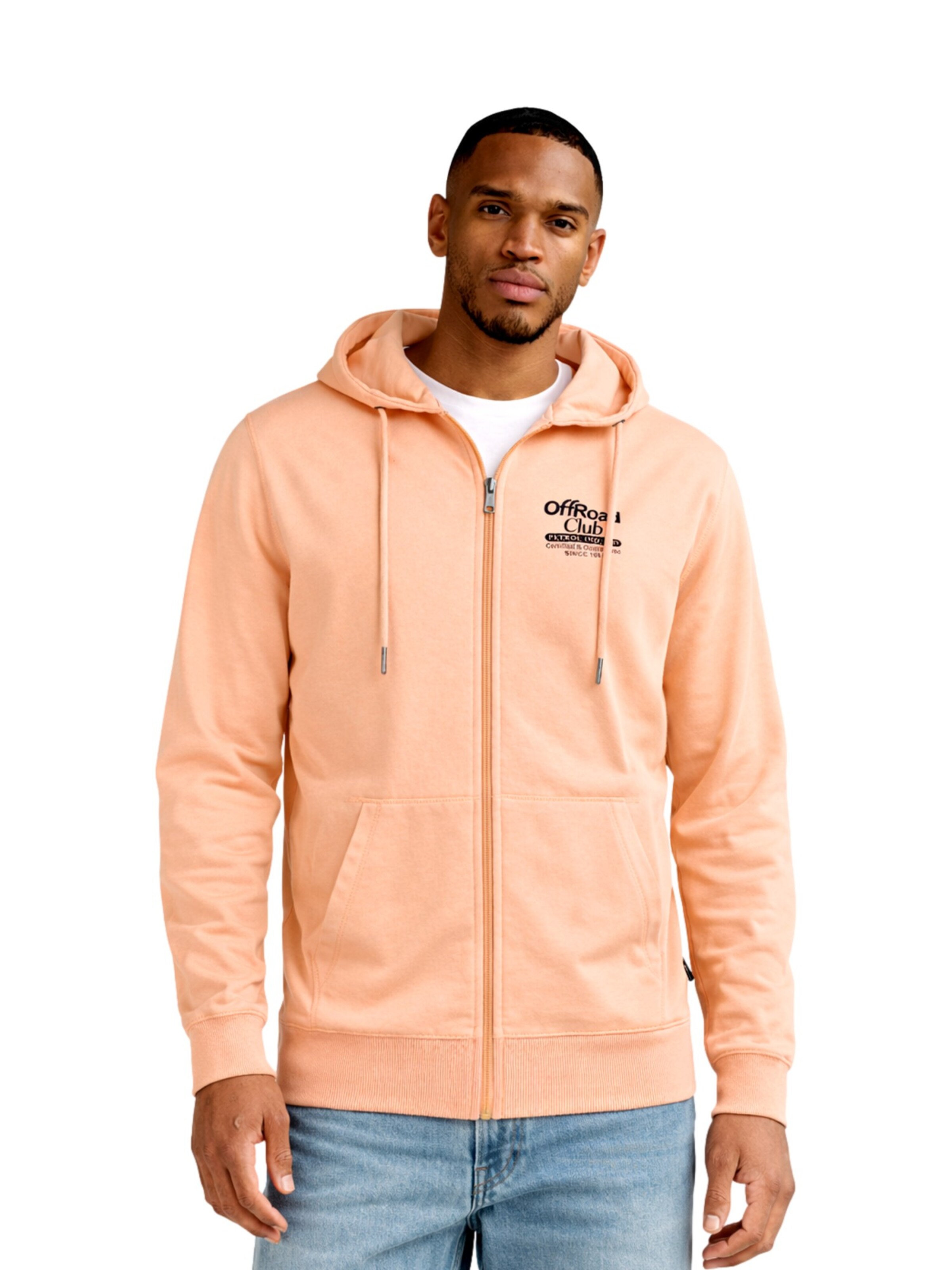Petrol Industries Sweatvest in Oranje: voorkant