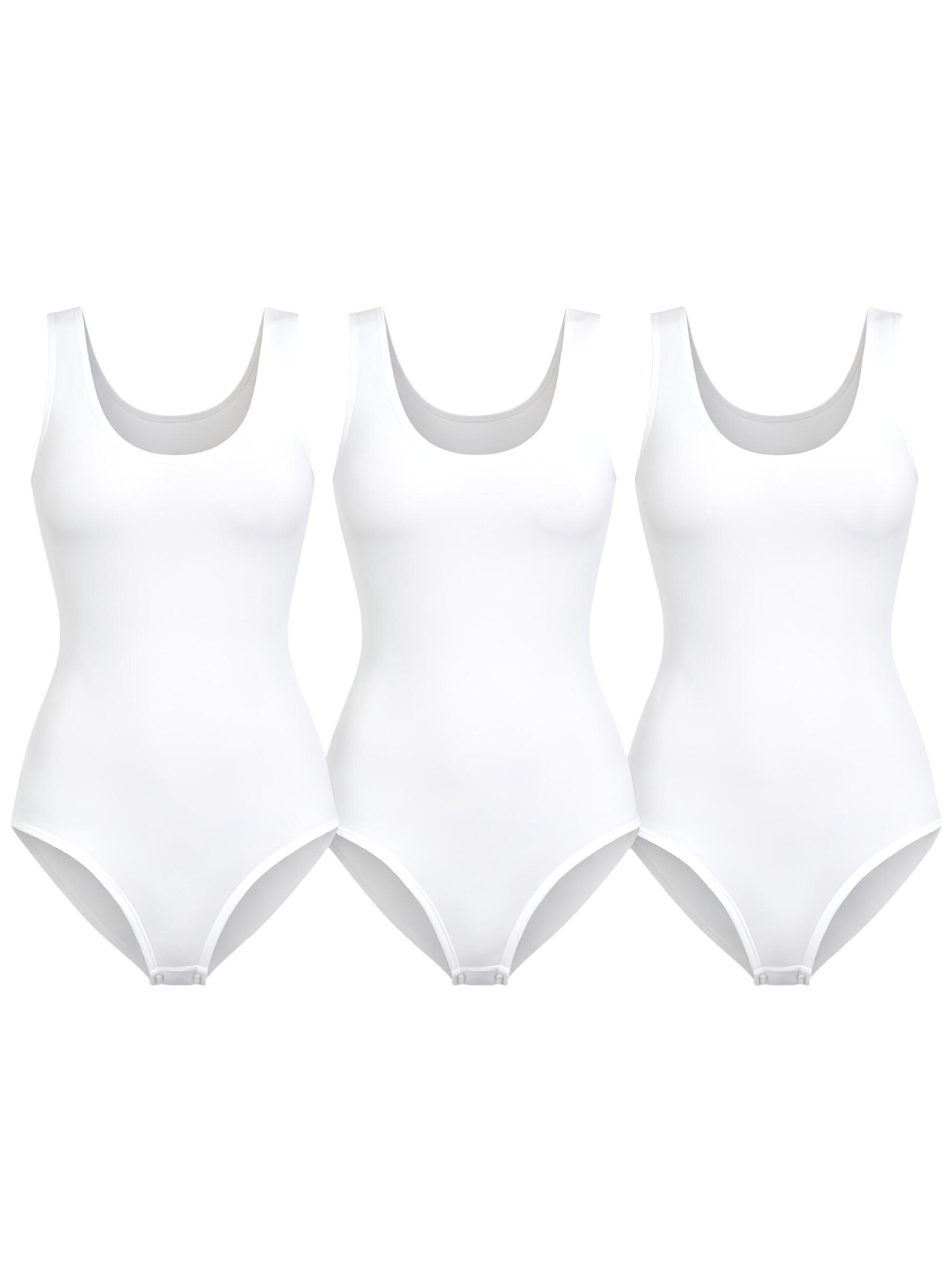 fashionshowcase Body 'SERENI-BASIC'‌‌‌‌‌‌‌‌‌‌ in Weiß: Vorderseite