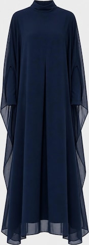 Robe 'Bat Sleeve Chiffon Dress' Touché Privé en bleu : devant