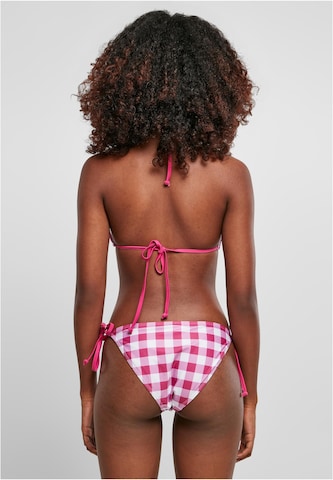 Urban Classics Triangel Bikini in Lila