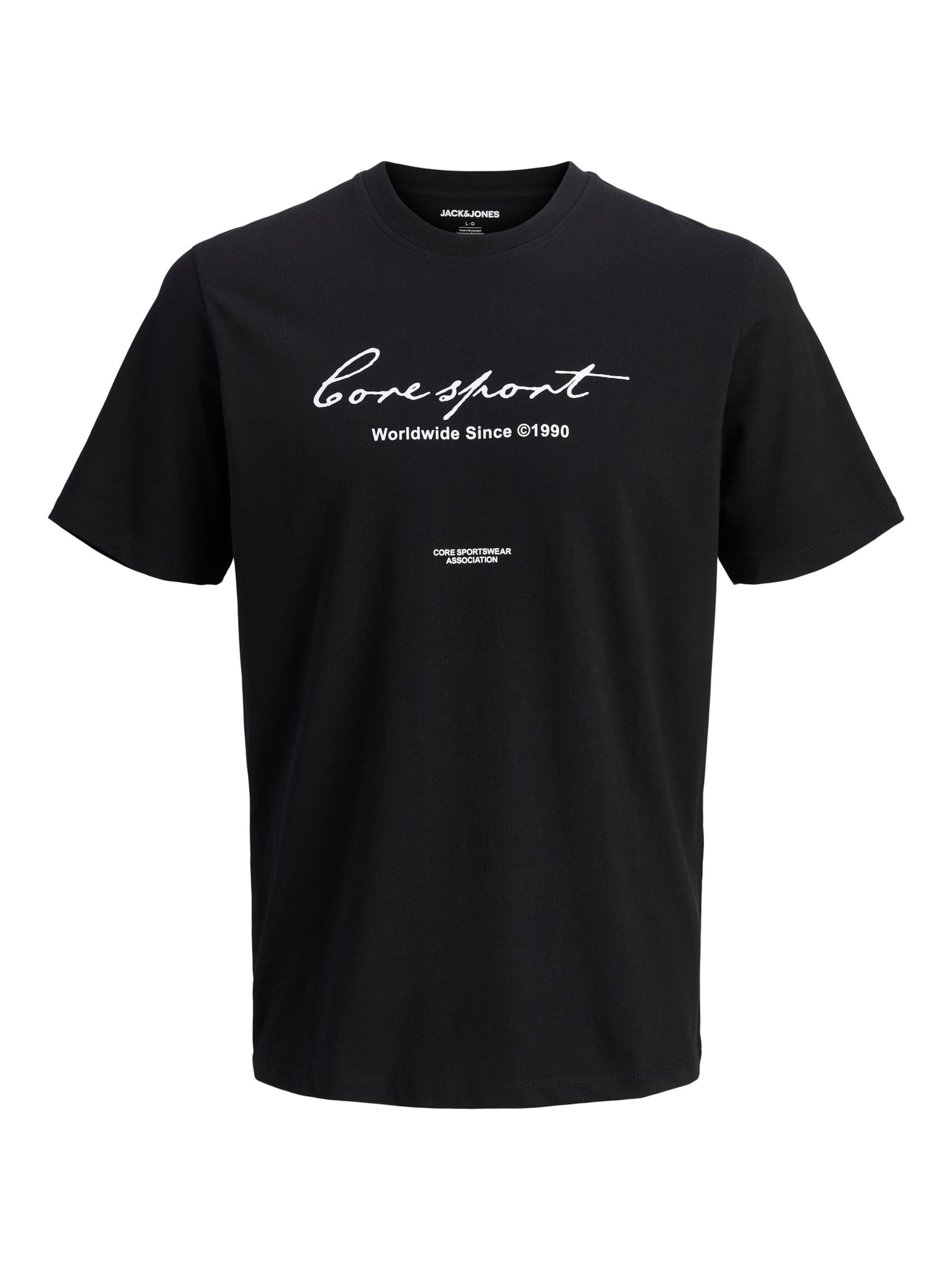 JACK & JONES Bluser & t-shirts i sort: forside
