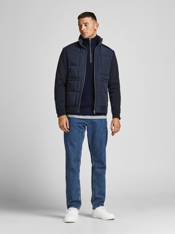 JACK & JONES Sweter 'Blaperfect' w kolorze niebieski