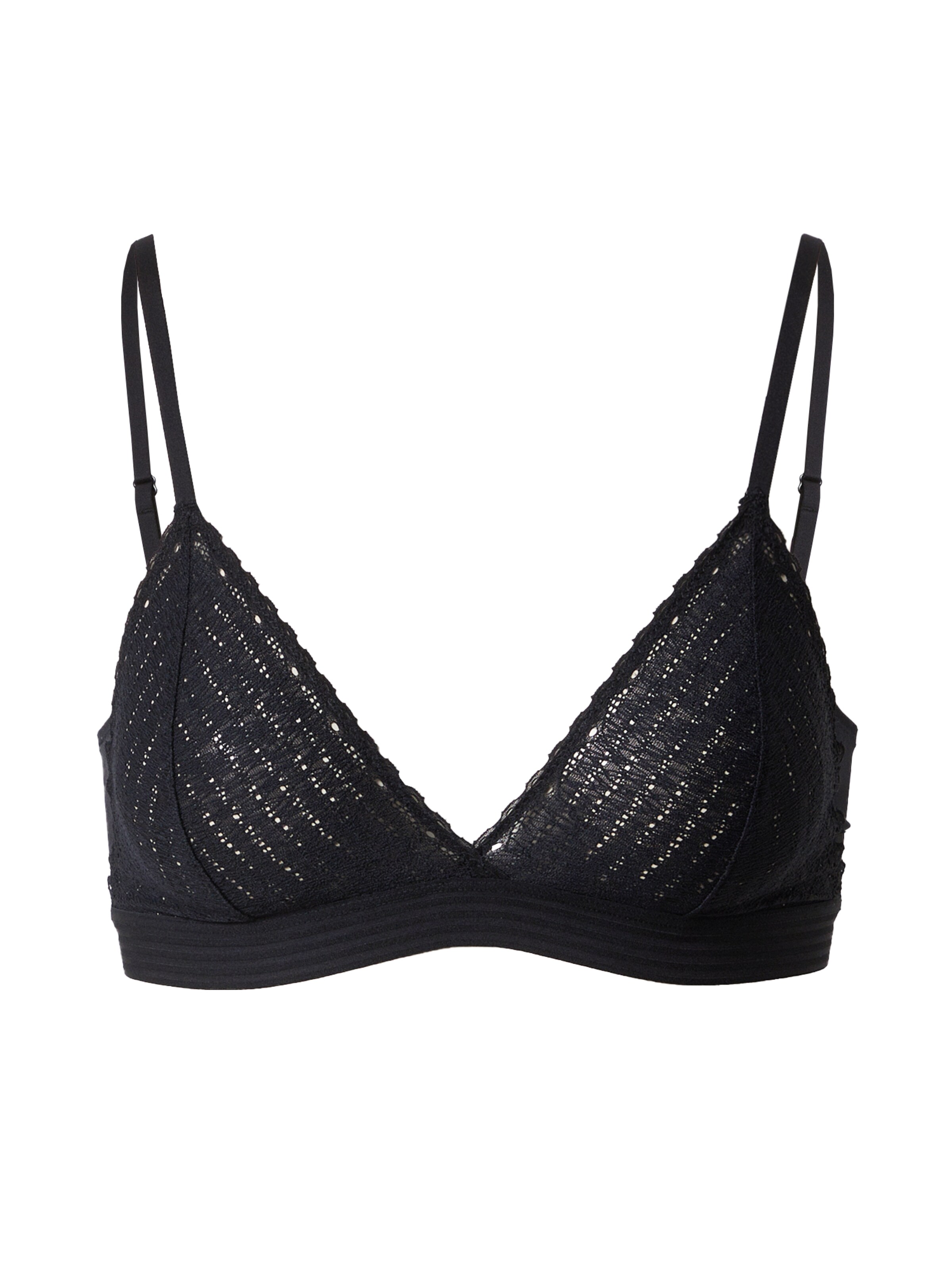 DKNY Intimates - Triángulo Sujetador en negro: frente