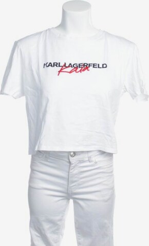 Karl Lagerfeld Shirt S in Weiß: predná strana