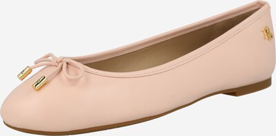 Lauren Ralph Lauren Балерини 'JAYNA' в злато / пастелно розово, Преглед на продукта